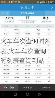 火车车次查询时刻表,火车车次查询时刻表查询到站
