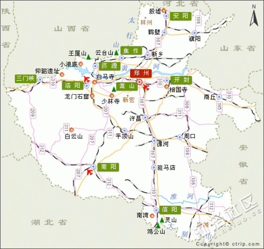 河南五日游最佳路线,河南五日游最佳路线图