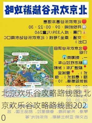 北京欢乐谷攻略路线图,北京欢乐谷攻略路线图2020