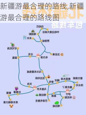 新疆游最合理的路线,新疆游最合理的路线图