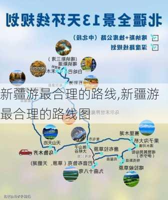 新疆游最合理的路线,新疆游最合理的路线图