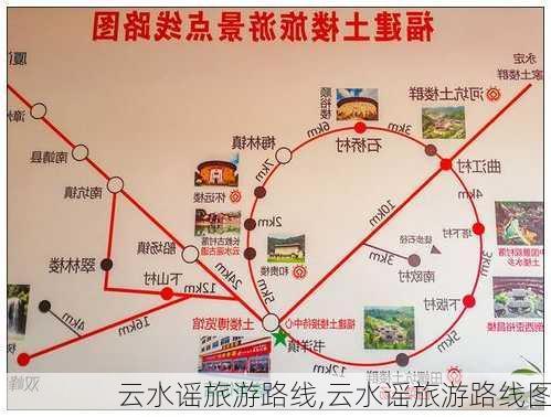 云水谣旅游路线,云水谣旅游路线图