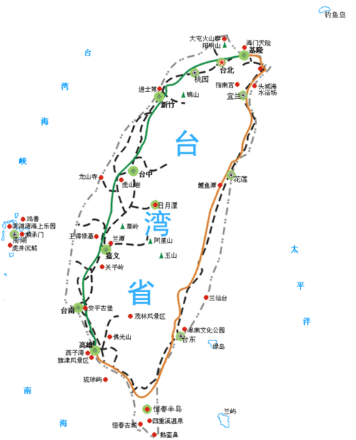 台湾自由行旅游攻略,台湾自由行旅游攻略图