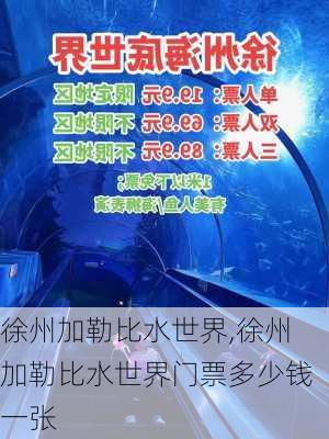 徐州加勒比水世界,徐州加勒比水世界门票多少钱一张