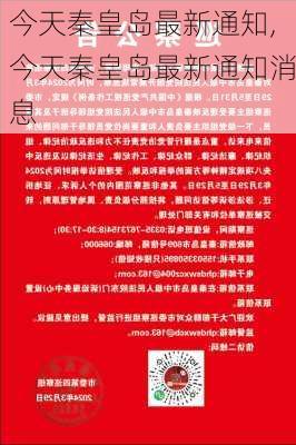 今天秦皇岛最新通知,今天秦皇岛最新通知消息