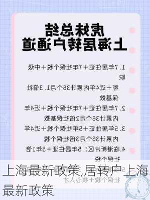 上海最新政策,居转户上海最新政策