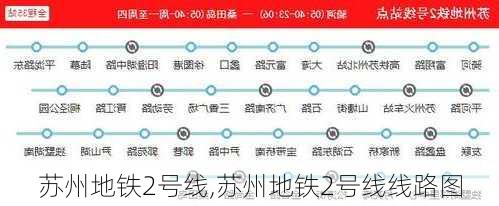 苏州地铁2号线,苏州地铁2号线线路图