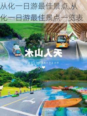 从化一日游最佳景点,从化一日游最佳景点一览表