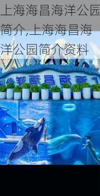 上海海昌海洋公园简介,上海海昌海洋公园简介资料