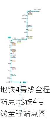 地铁4号线全程站点,地铁4号线全程站点图