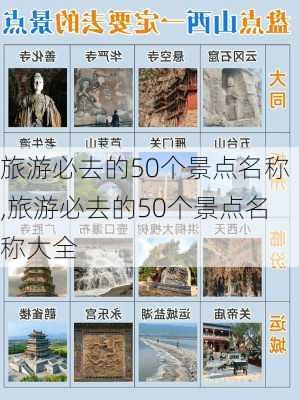 旅游必去的50个景点名称,旅游必去的50个景点名称大全