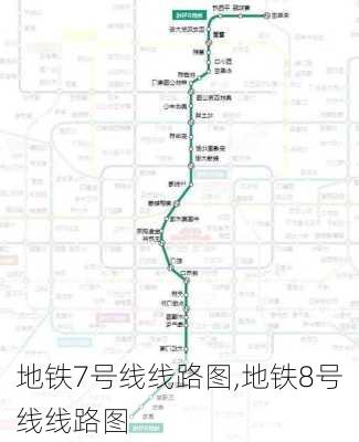 地铁7号线线路图,地铁8号线线路图