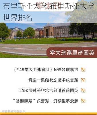 布里斯托大学,布里斯托大学世界排名