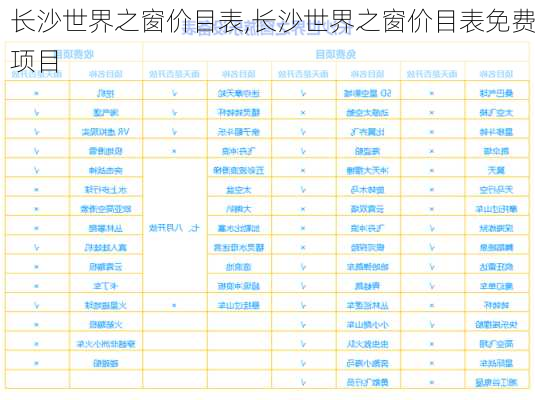 长沙世界之窗价目表,长沙世界之窗价目表免费项目