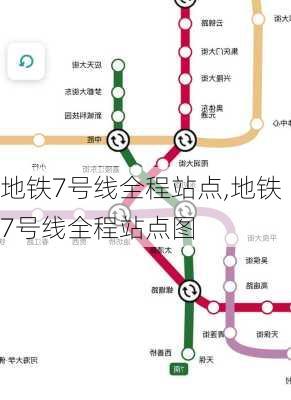 地铁7号线全程站点,地铁7号线全程站点图