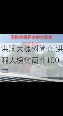 洪洞大槐树简介,洪洞大槐树简介100字