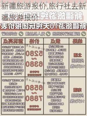 新疆旅游报价,旅行社去新疆旅游报价