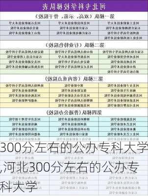 300分左右的公办专科大学,河北300分左右的公办专科大学