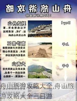 舟山旅游攻略大全,舟山旅游攻略大全三日游